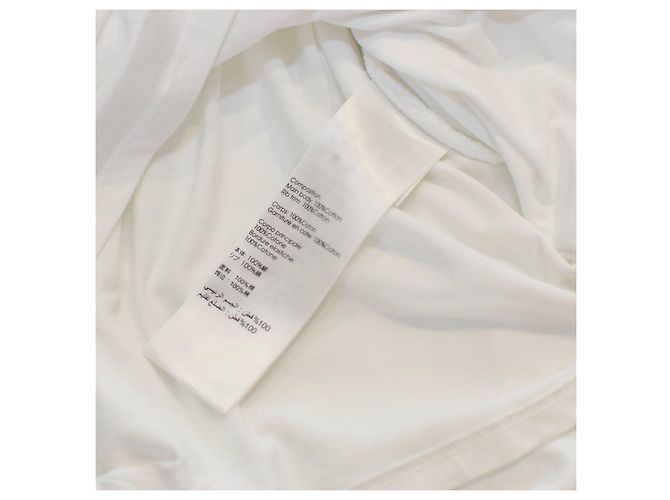 3.1 Phillip Lim Top senza maniche in cotone bianco drappeggiato S - vista 4