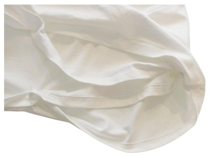3.1 Phillip Lim Top senza maniche in cotone bianco drappeggiato S - vista 7