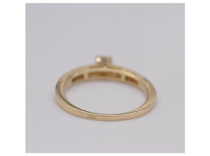 Autre Marque AMOUR Trauring mit Diamanten Golden - Ansicht 3