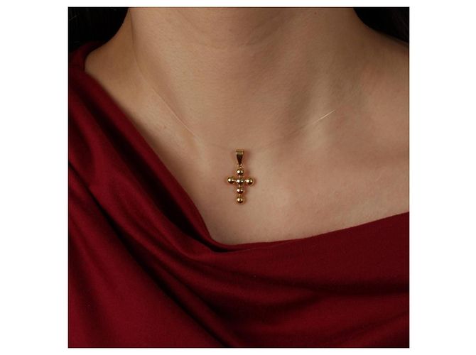 Autre Marque Croce appesa PALLE D'ORO - vista 4