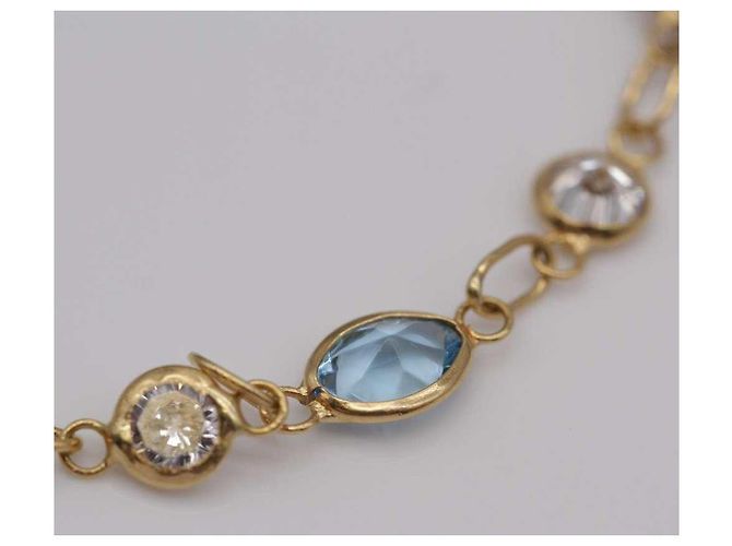 Autre Marque Bracciale RAINBOW in Oro Giallo 18K Multicolore - vista 2