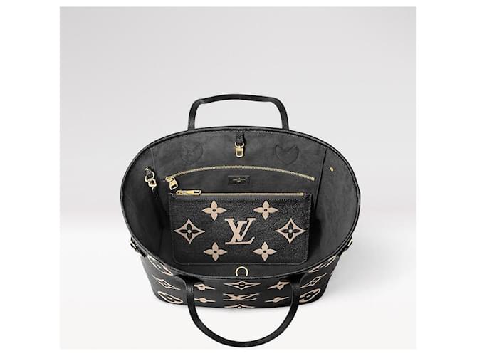 Louis Vuitton LV Neverfull empreinte bicolor Nero - vista 2
