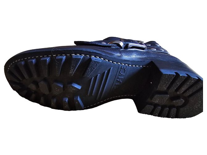 Botas Biker Free Lance de Cuero Negro - vista 5