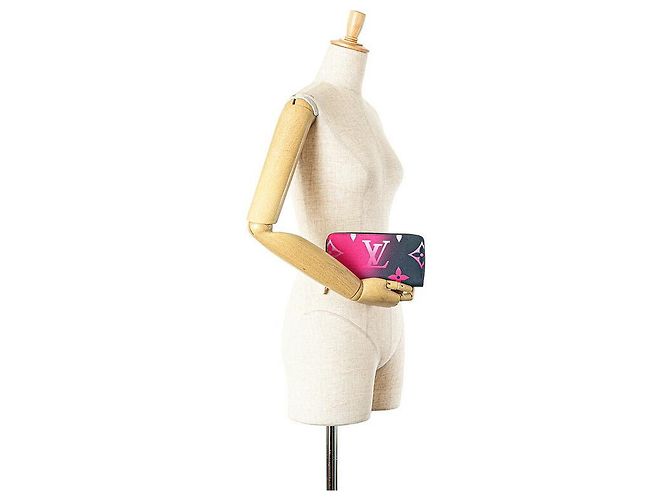 Louis Vuitton Monogram Zippy Wallet M81349 Pink - view 8
