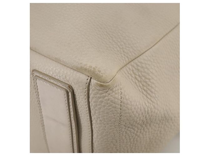 Céline CELINE Handtasche aus Leder Beige Gold Auth bs21026 Golden - Ansicht 11