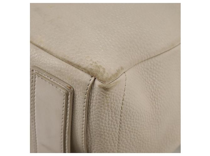 Céline CELINE Handtasche aus Leder Beige Gold Auth bs21026 Golden - Ansicht 13