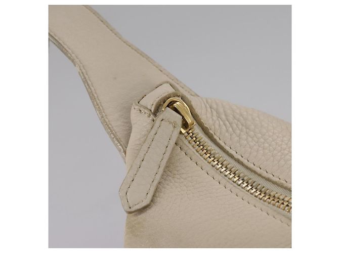 Céline CELINE Handtasche aus Leder Beige Gold Auth bs21026 Golden - Ansicht 18