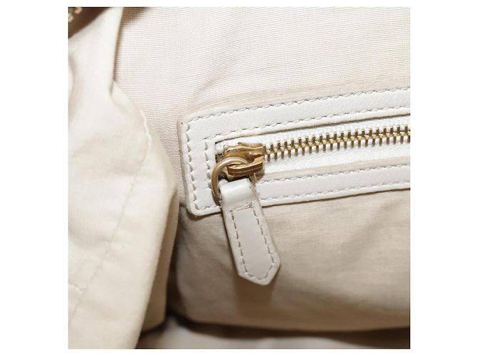 Céline CELINE Handtasche aus Leder Beige Gold Auth bs21026 Golden - Ansicht 23