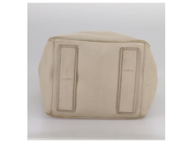 Céline CELINE Handtasche aus Leder Beige Gold Auth bs21026 Golden - Ansicht 9