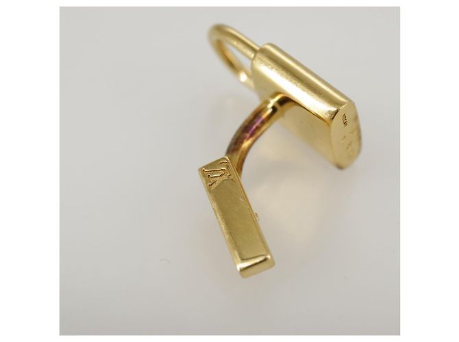 LOUIS VUITTON Manschettenknopf Cuffs Ag925 Gold LV Auth 107014 Golden - Ansicht 13