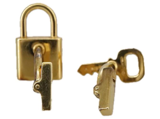 LOUIS VUITTON Manschettenknopf Cuffs Ag925 Gold LV Auth 107014 Golden - Ansicht 3