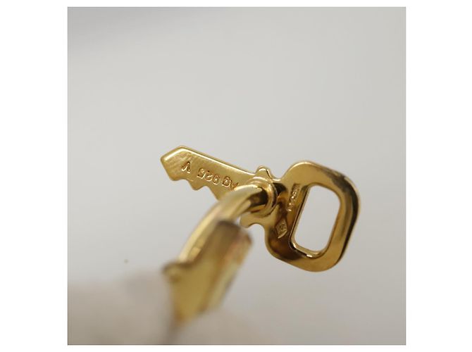 LOUIS VUITTON Manschettenknopf Cuffs Ag925 Gold LV Auth 107014 Golden - Ansicht 7