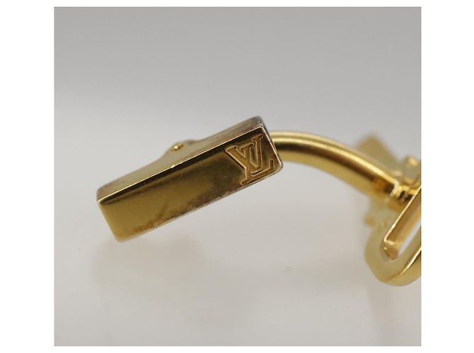 LOUIS VUITTON Manschettenknopf Cuffs Ag925 Gold LV Auth 107014 Golden - Ansicht 8