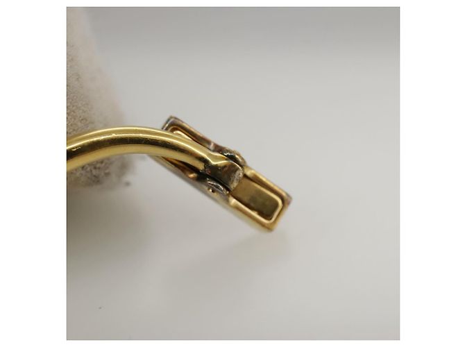 LOUIS VUITTON Manschettenknopf Cuffs Ag925 Gold LV Auth 107014 Golden - Ansicht 9