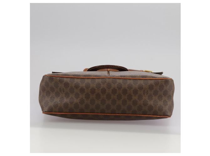 Céline Borsa a spalla in tela Macadam CELINE in pelle PVC marrone oro Auth yk16587 D'oro - vista 9