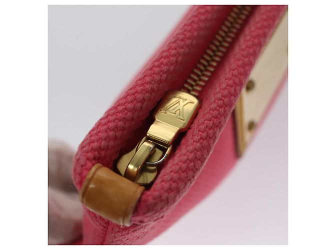 LOUIS VUITTON Antigua Pochette Plat PM Pouch Rosa M40068 LV Auth bs20987 Marrone - vista 10