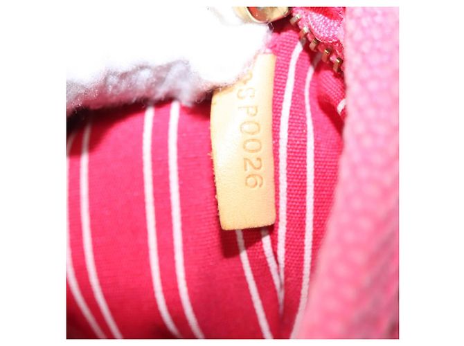 LOUIS VUITTON Antigua Pochette Plat PM Pouch Rosa M40068 LV Auth bs20987 Marrone - vista 12