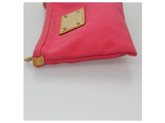 LOUIS VUITTON Antigua Pochette Plat PM Pouch Rosa M40068 LV Auth bs20987 Marrone - vista 3