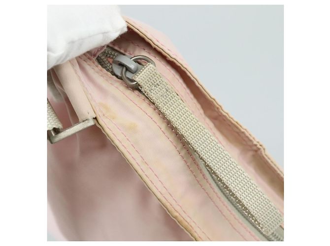 PRADA Schultertasche Nylon Rosa Silber Authentisch ki5274 Pink - Ansicht 15