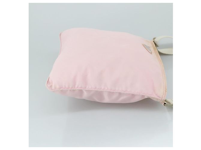PRADA Schultertasche Nylon Rosa Silber Authentisch ki5274 Pink - Ansicht 4