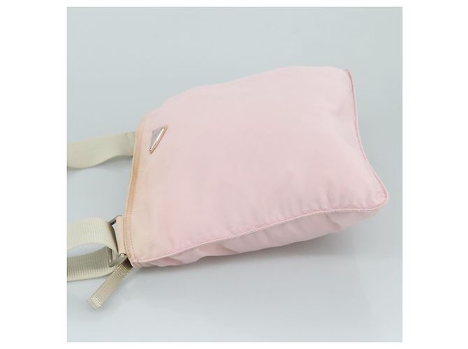 PRADA Schultertasche Nylon Rosa Silber Authentisch ki5274 Pink - Ansicht 5