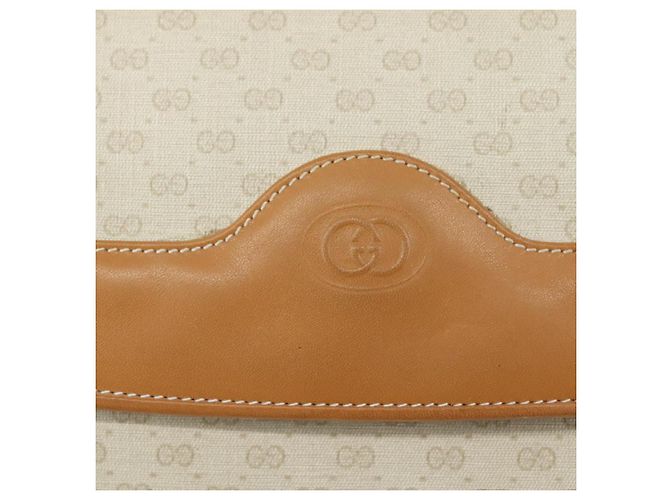 GUCCI Micro GG Supreme Schultertasche aus PVC-Leder Weiß Auth mr903 - Ansicht 15