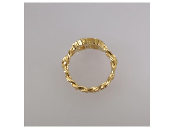 Anello Christian Dior metallo oro Auth yk16507 D'oro - vista 10