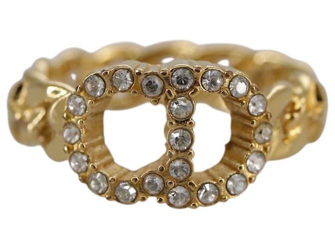 Anello Christian Dior metallo oro Auth yk16507 D'oro - vista 2
