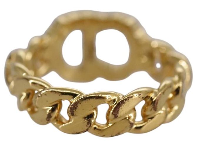 Anello Christian Dior metallo oro Auth yk16507 D'oro - vista 3