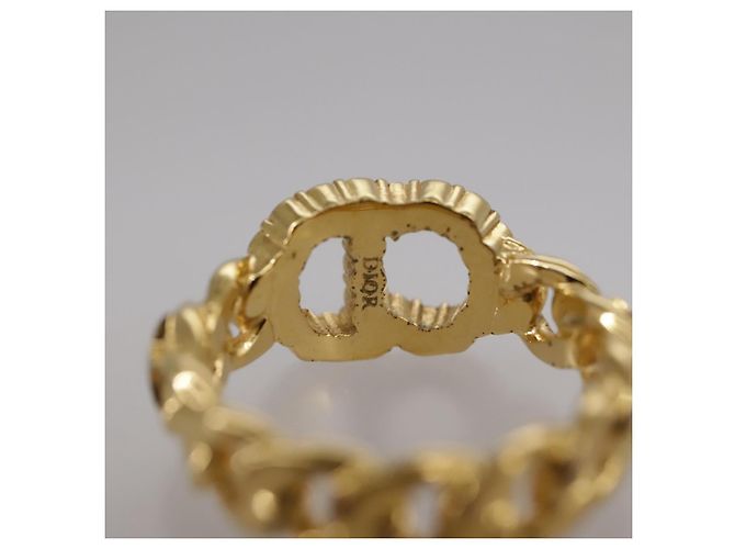Anello Christian Dior metallo oro Auth yk16507 D'oro - vista 6