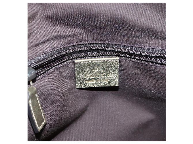 Borsa a mano GUCCI GG Crystal Sherry Line Grigio Oro Marrone Auth mr876 D'oro - vista 16