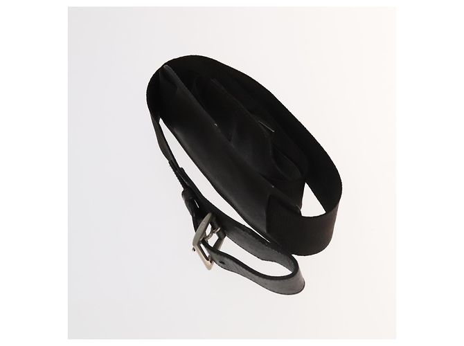 PRADA Borsa Boston Nylon 2way Khaki Argento Auth mr830 Cachi - vista 30
