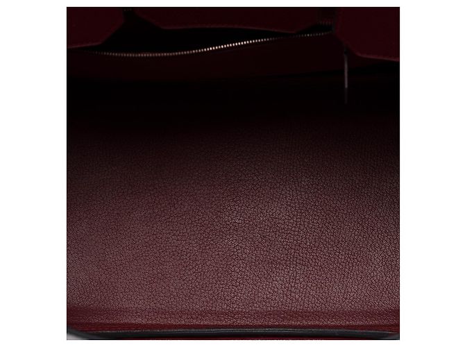 Hermès HERMES Birkin 35 Bag in Red Leather - 102374 - view 8