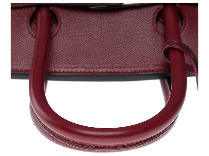 Hermès HERMES Birkin 35 Bag in Red Leather - 102374 - view 9