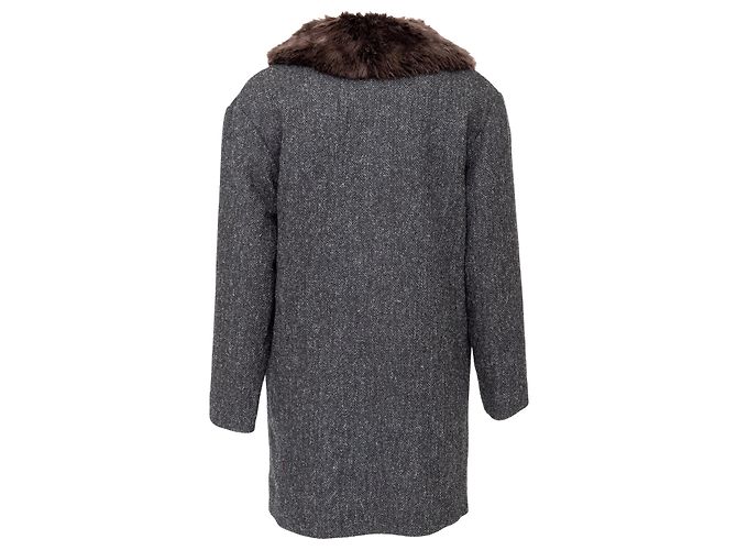 Autre Marque A.P.C. Kunstpelzmantel Mehrfarben - Ansicht 4
