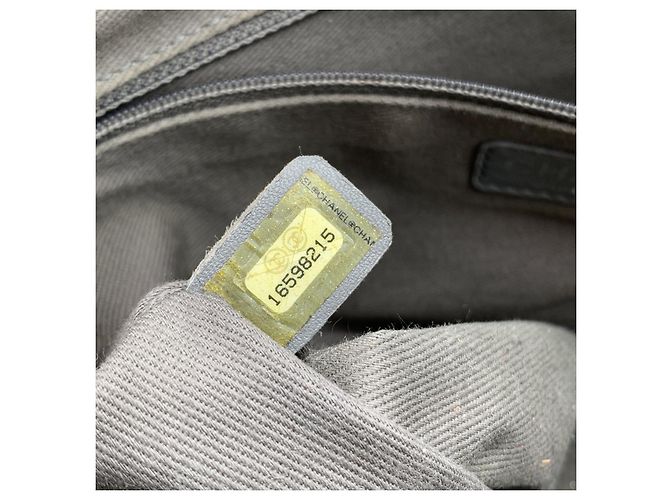 Chanel Borsa a spalla Relax CC in pelle trapuntata nera Nero - vista 11