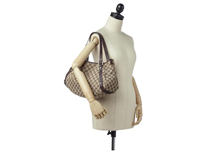Borsa a Spalla Gucci D-Ring Gg Canvas Pelham - vista 2