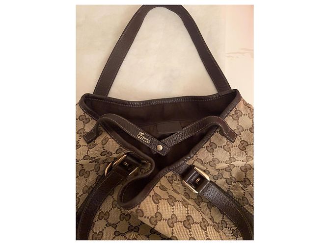 Borsa a Spalla Gucci D-Ring Gg Canvas Pelham - vista 6