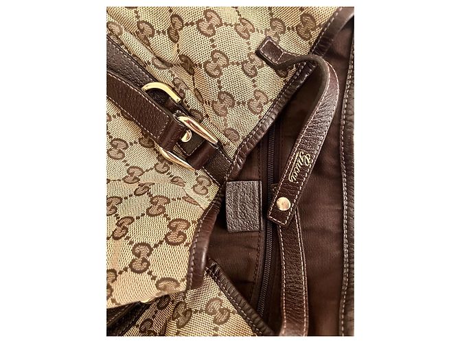 Borsa a Spalla Gucci D-Ring Gg Canvas Pelham - vista 9
