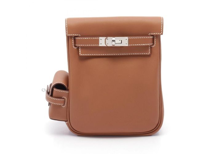 Hermès Zaino Hermes Kelly Jump Marrone - vista 2
