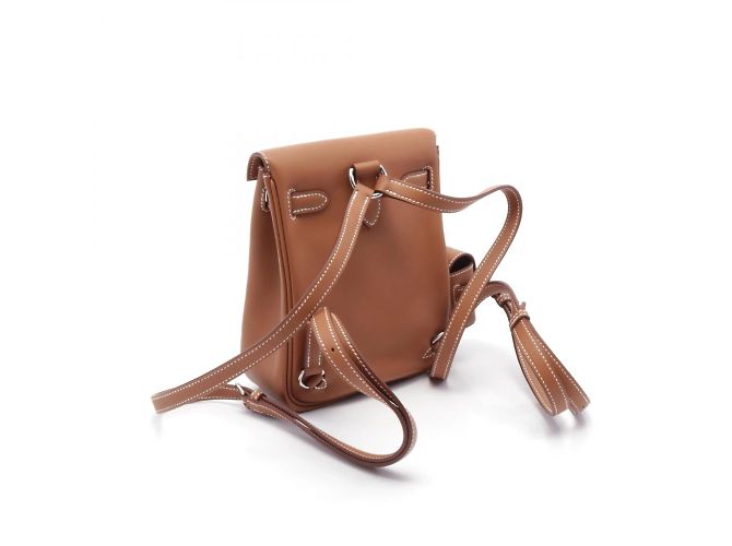Hermès Zaino Hermes Kelly Jump Marrone - vista 3