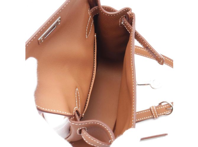 Hermès Zaino Hermes Kelly Jump Marrone - vista 4