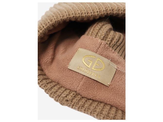 Goldbergh Beanie Khaki - Größe Braun - Ansicht 3