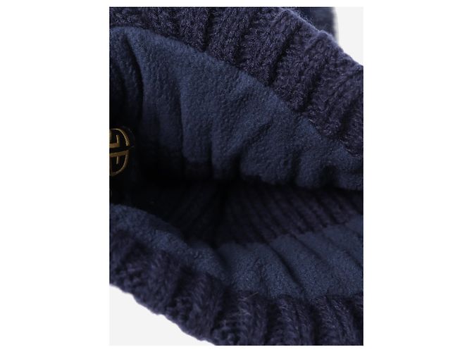 Goldbergh Marineblauer Pom-Pom-Mütze - Größe - Ansicht 3