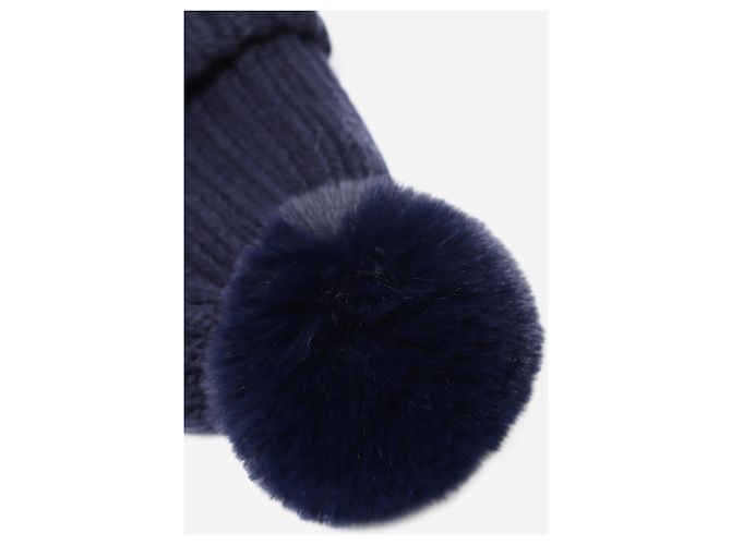 Goldbergh Marineblauer Pom-Pom-Mütze - Größe - Ansicht 4