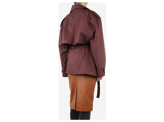 Autre Marque Gabardina Gaia granate - One size - vista 2