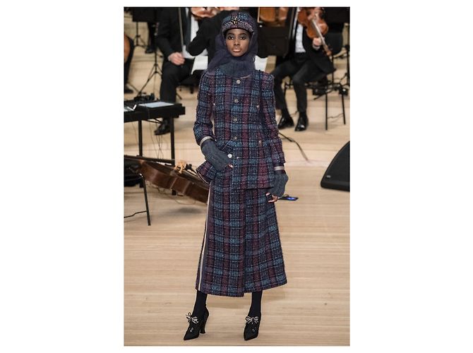 Chanel Wunderbare Paris / Hamburg Runway Tweedjacke Mehrfarben - Ansicht 2