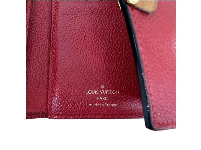 Louis Vuitton Pallas Compact Dreifach-Brieftasche Braun Rot - Ansicht 8