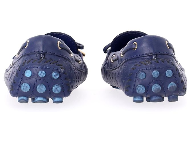 Mocassini piatti Gloria di Louis Vuitton in pelle blu - vista 6