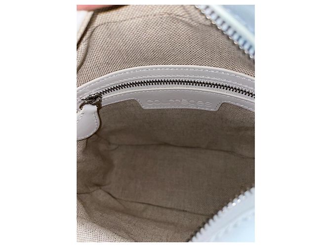Borsa Courreges Loop in pelle bianca Bianco - vista 4